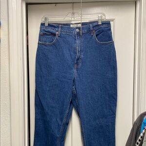 Abercrombie and Fitch The 90s Slim Straight Ultra High Rise Curve Love